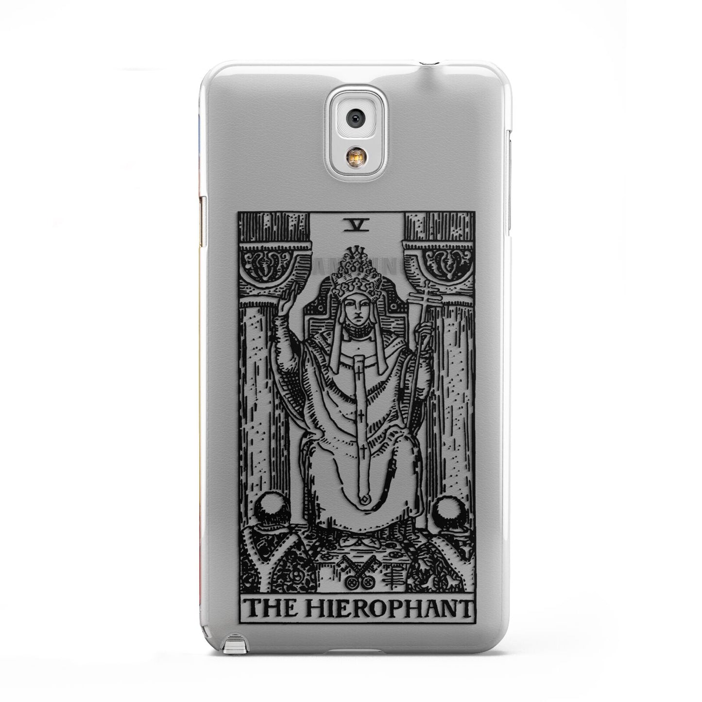 The Hierophant Monochrome Tarot Card Samsung Galaxy Note 3 Case