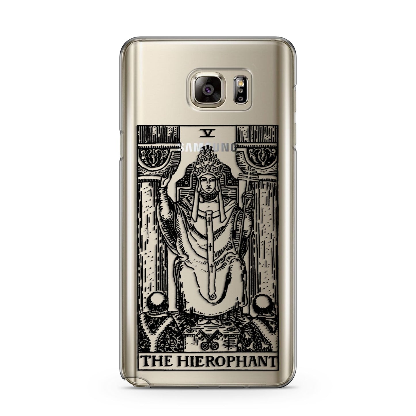 The Hierophant Monochrome Tarot Card Samsung Galaxy Note 5 Case