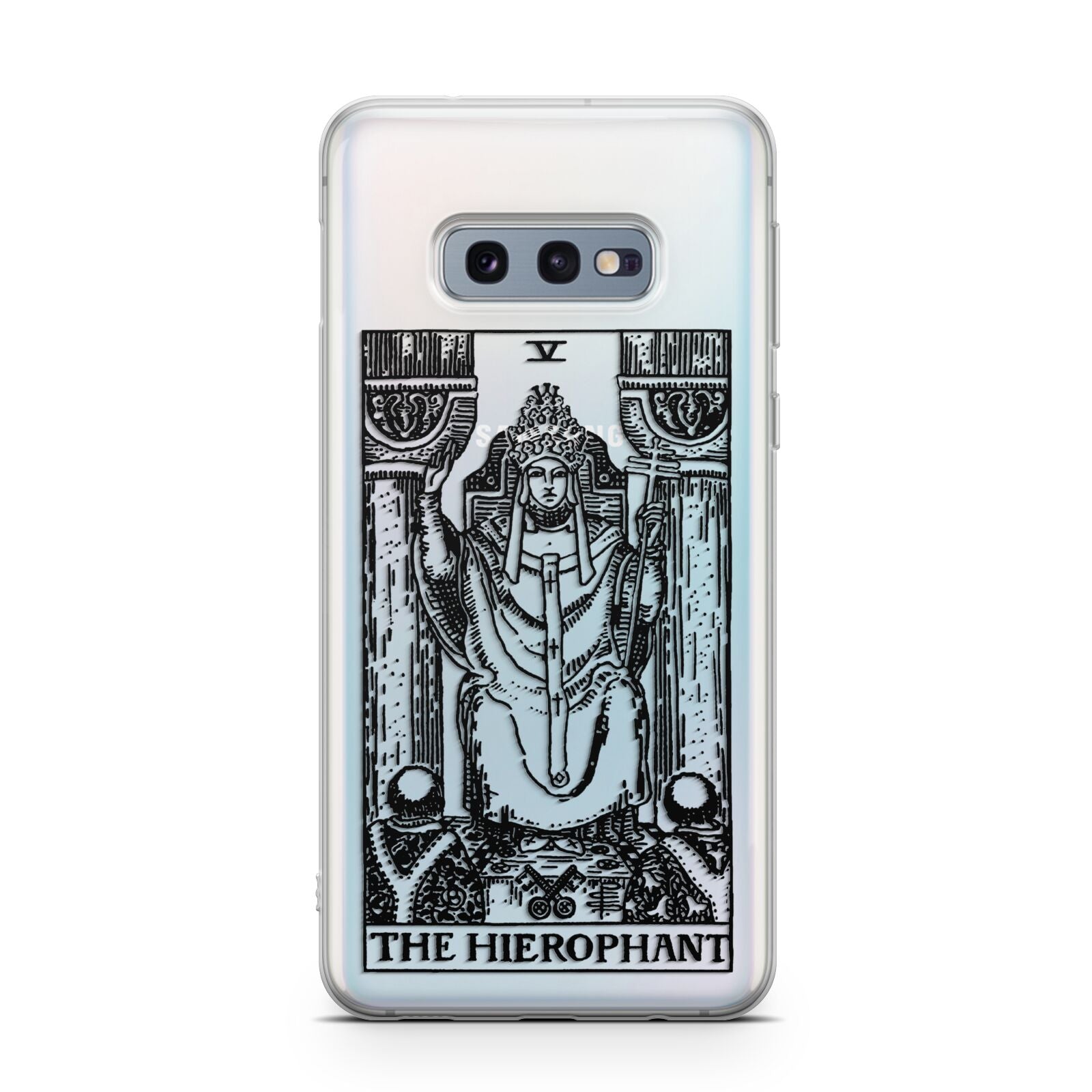 The Hierophant Monochrome Tarot Card Samsung Galaxy S10E Case