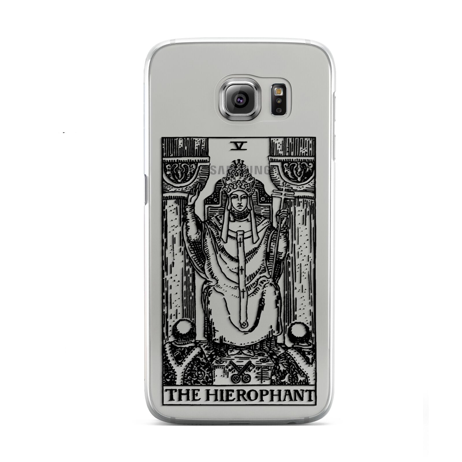 The Hierophant Monochrome Tarot Card Samsung Galaxy S6 Case