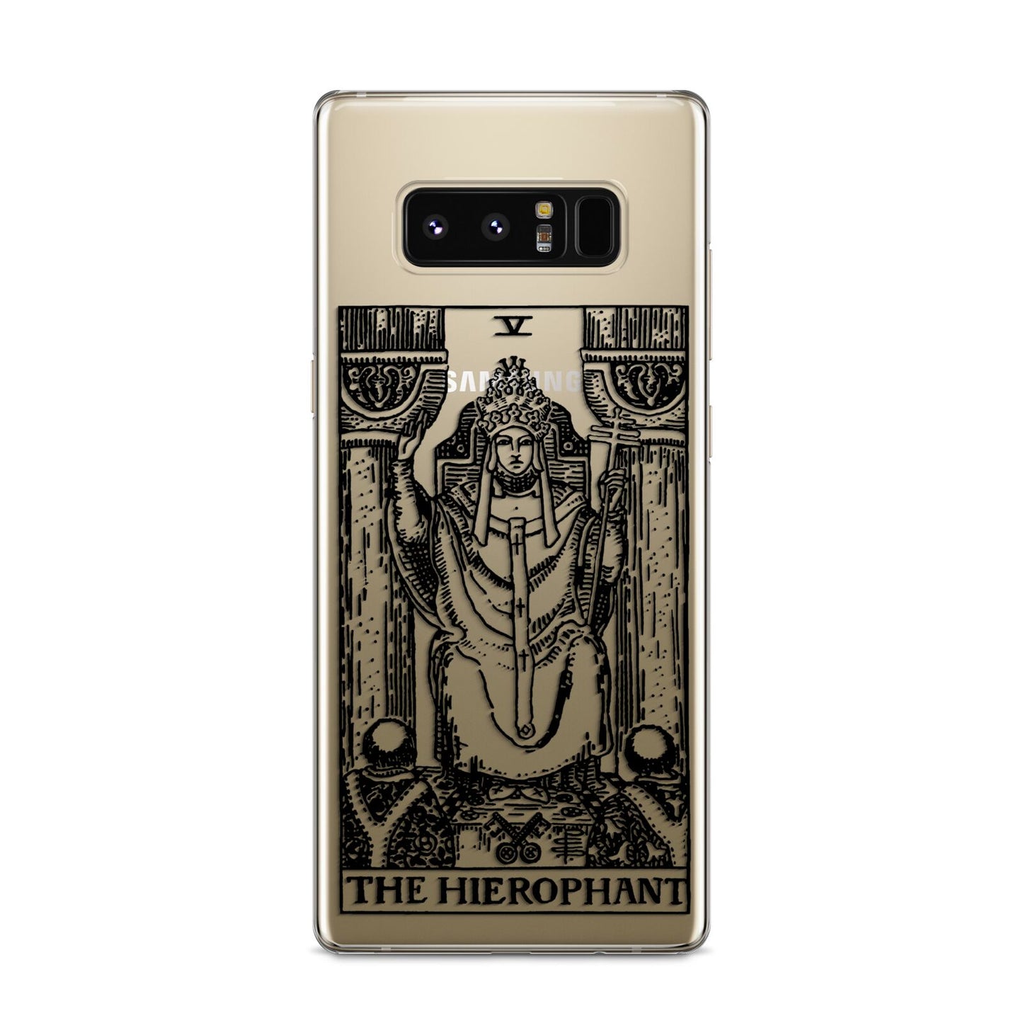 The Hierophant Monochrome Tarot Card Samsung Galaxy S8 Case