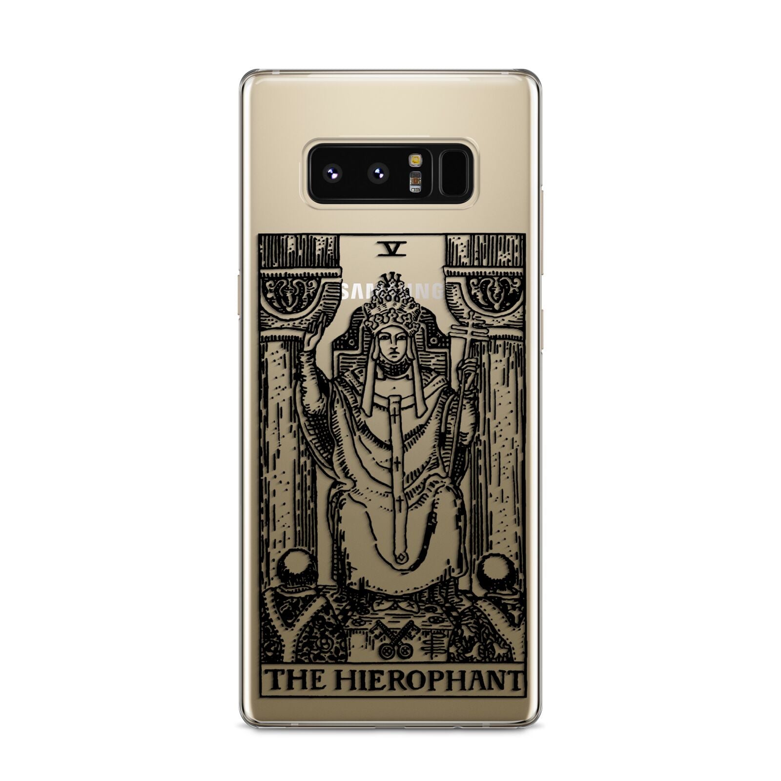 The Hierophant Monochrome Tarot Card Samsung Galaxy S8 Case