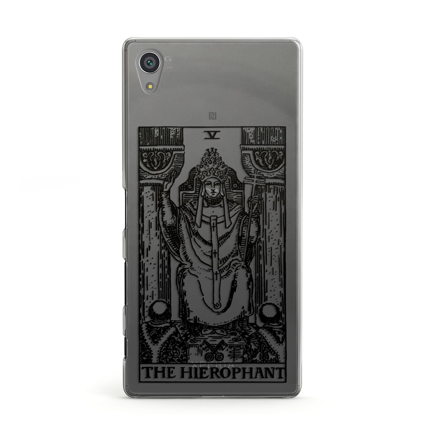 The Hierophant Monochrome Tarot Card Sony Xperia Case