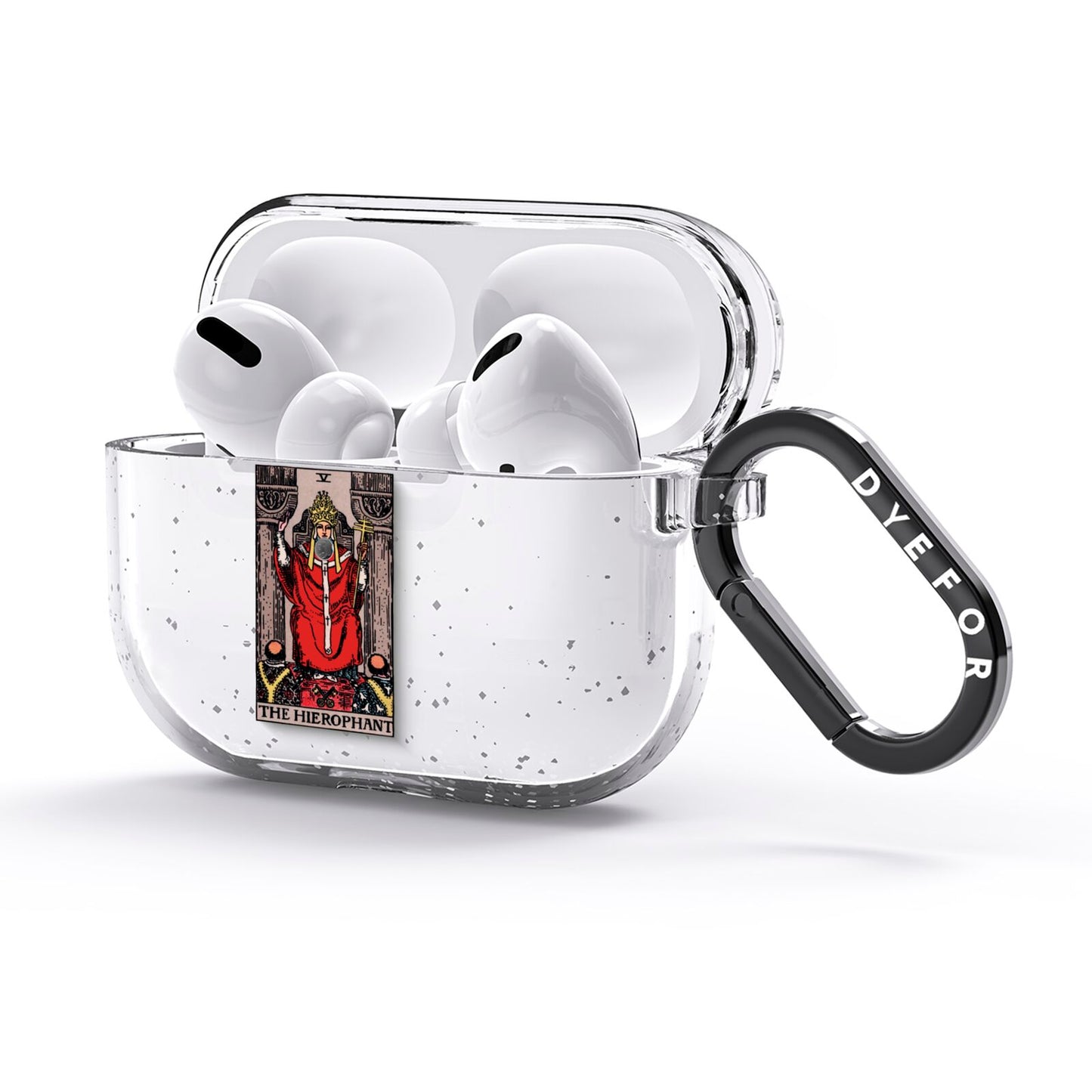 The Hierophant Tarot Card AirPods Glitter Case 3rd Gen Side Image