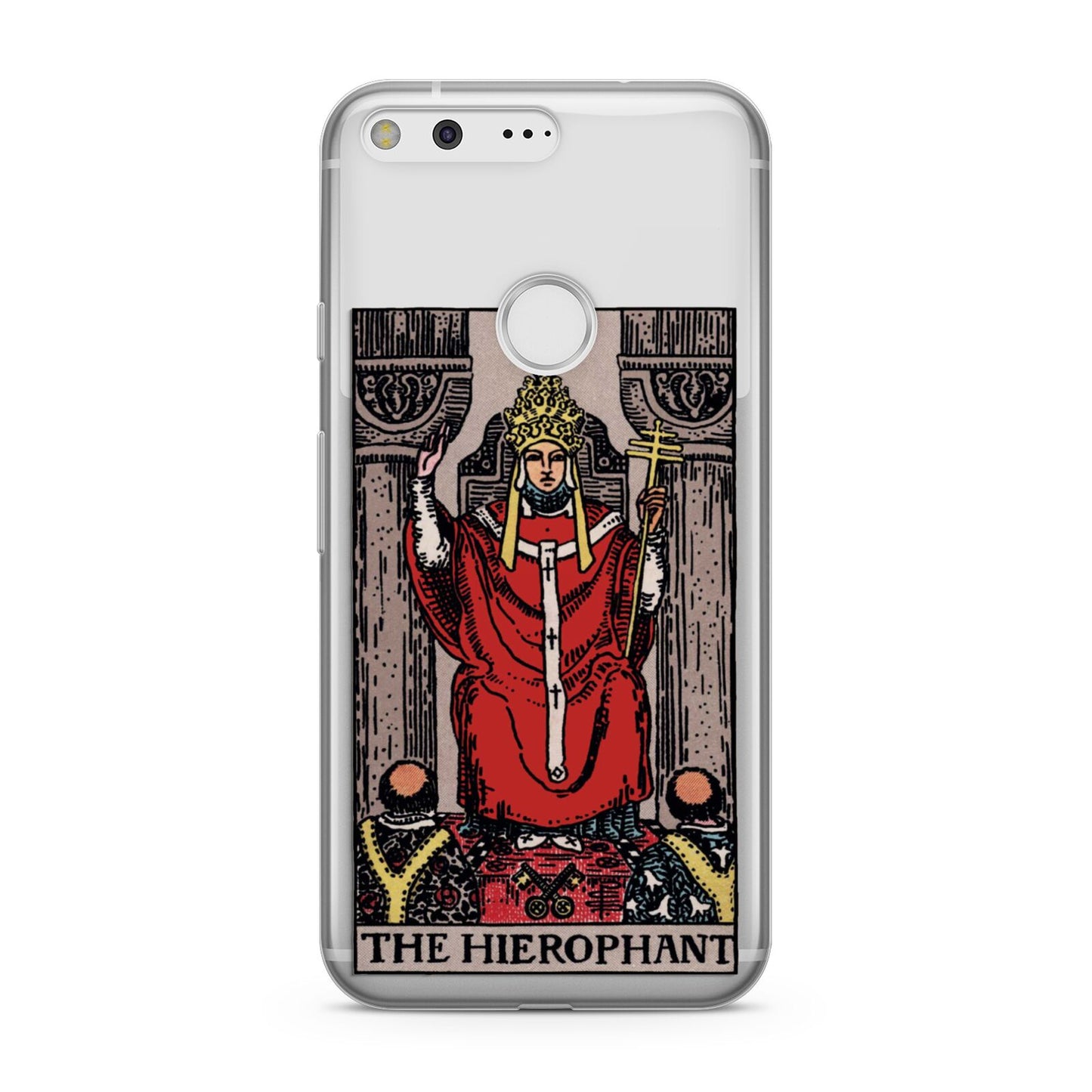 The Hierophant Tarot Card Google Pixel Case