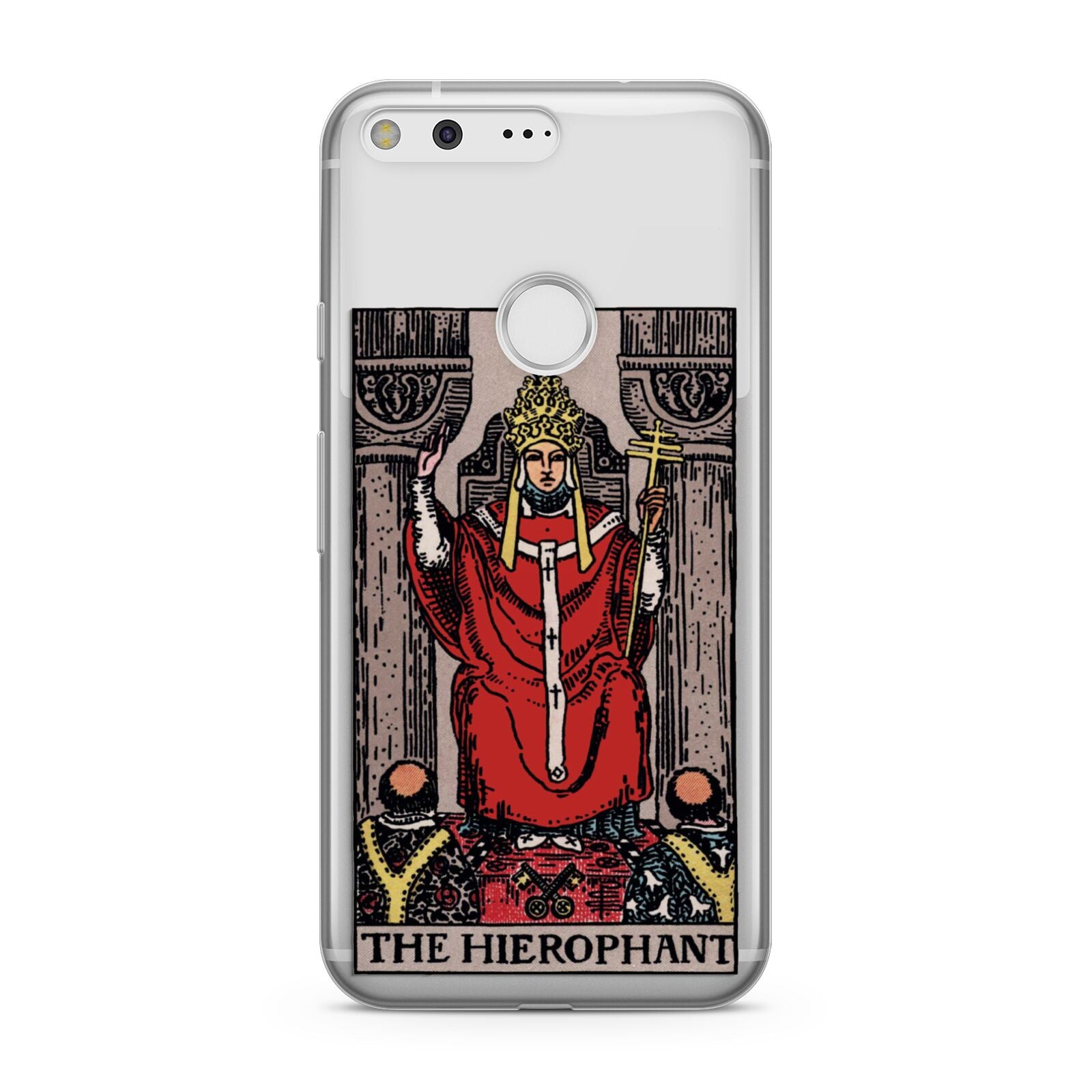 The Hierophant Tarot Card Google Pixel Case