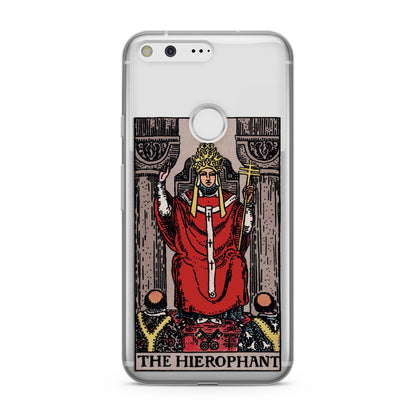 The Hierophant Tarot Card Google Pixel Case