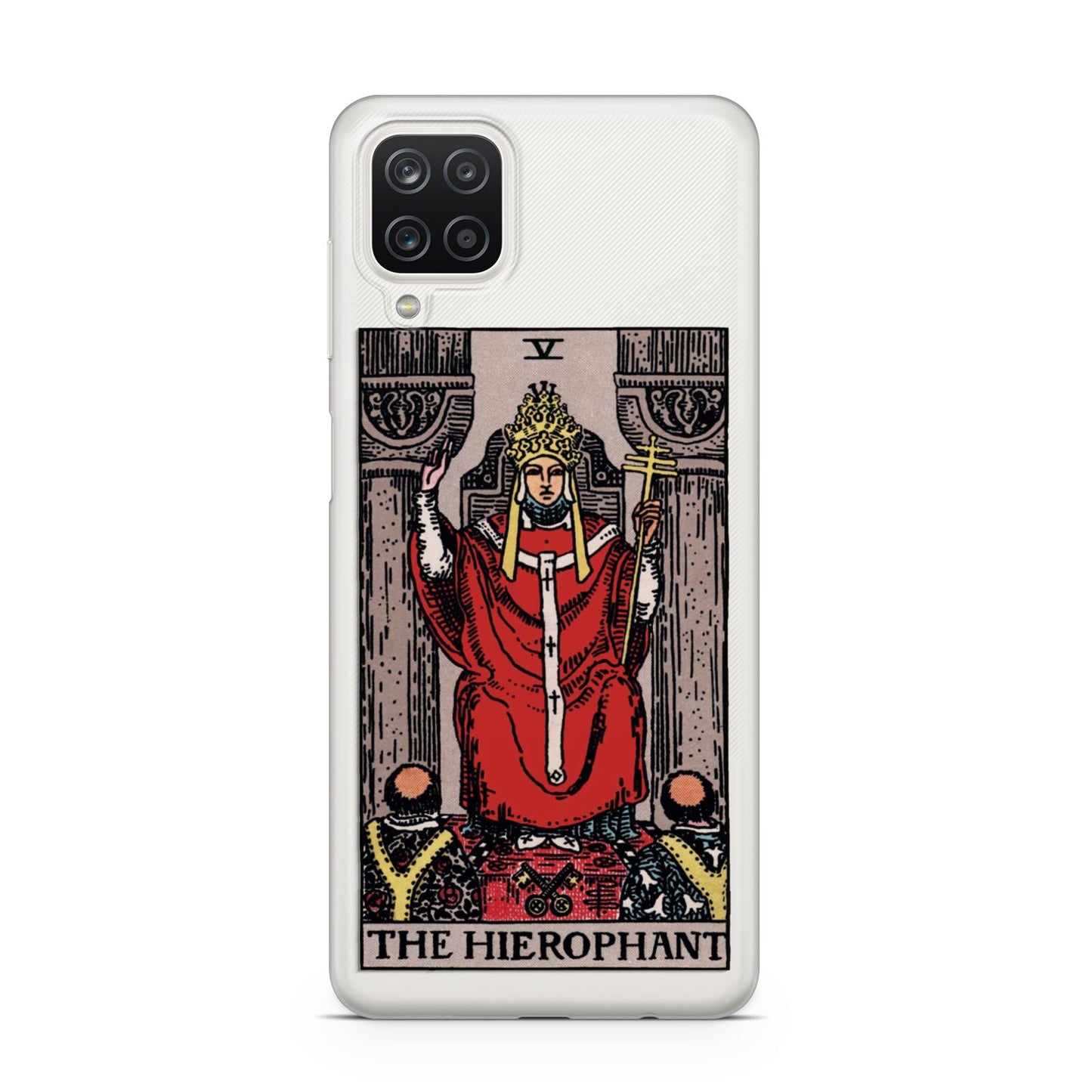 The Hierophant Tarot Card Samsung A12 Case