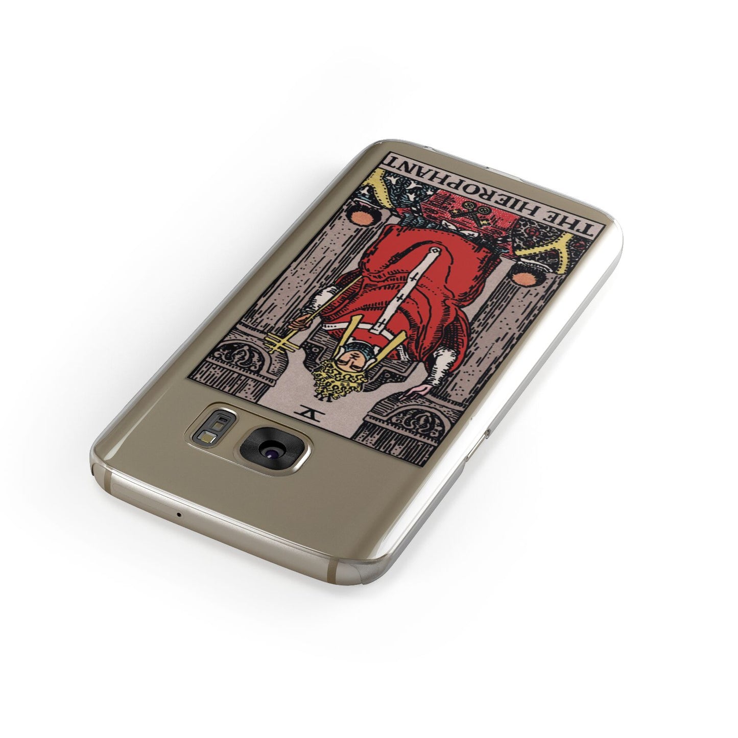 The Hierophant Tarot Card Samsung Galaxy Case Front Close Up
