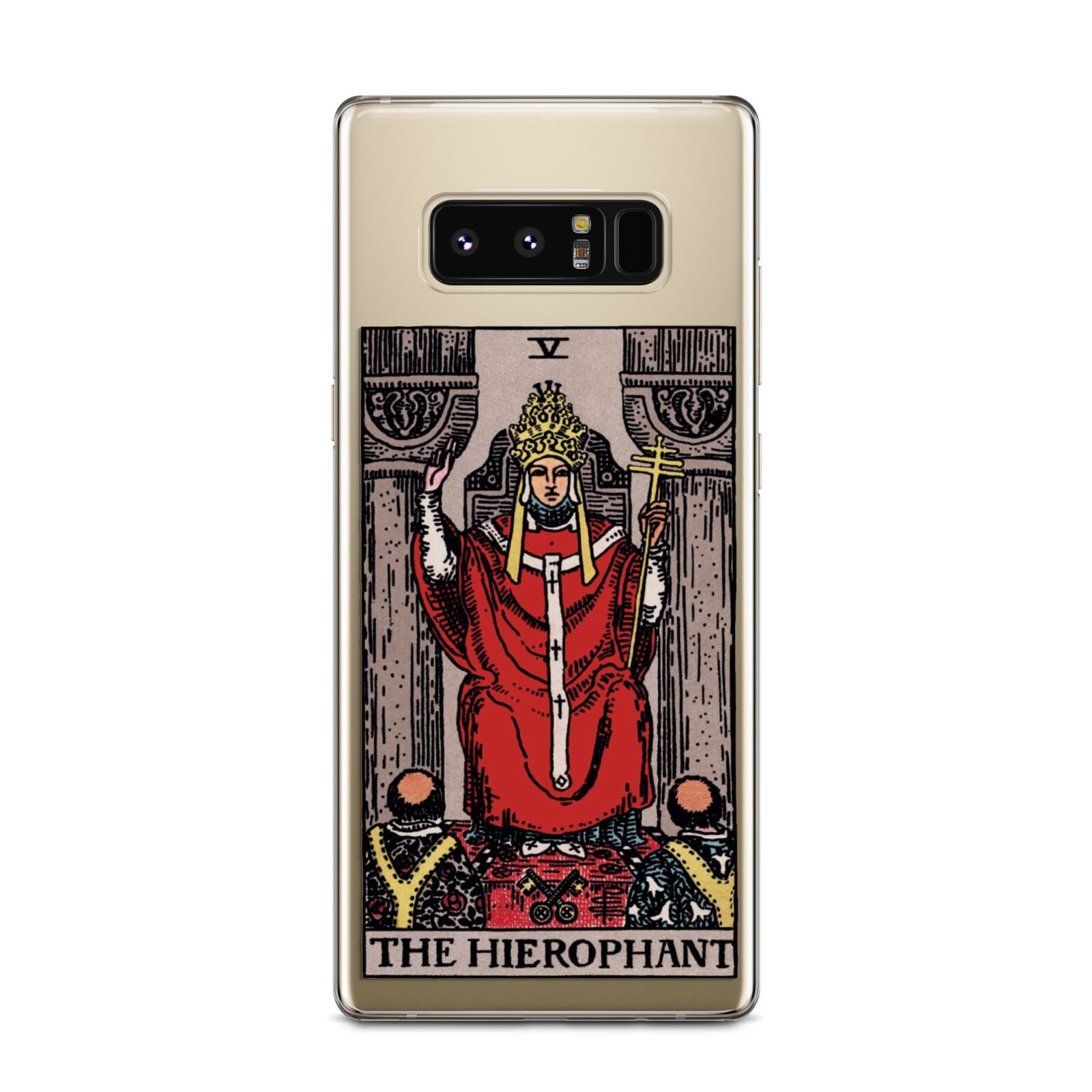The Hierophant Tarot Card Samsung Galaxy Note 8 Case