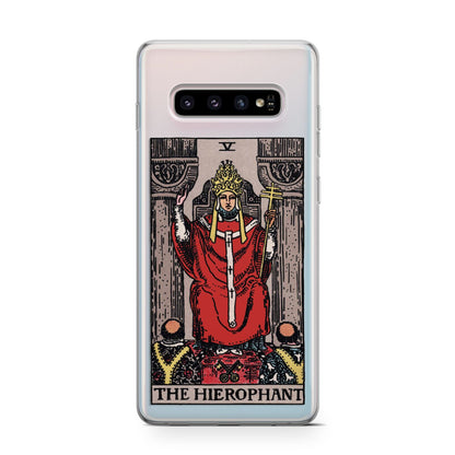 The Hierophant Tarot Card Samsung Galaxy S10 Case