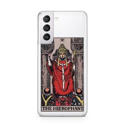 The Hierophant Tarot Card Samsung S21 Case