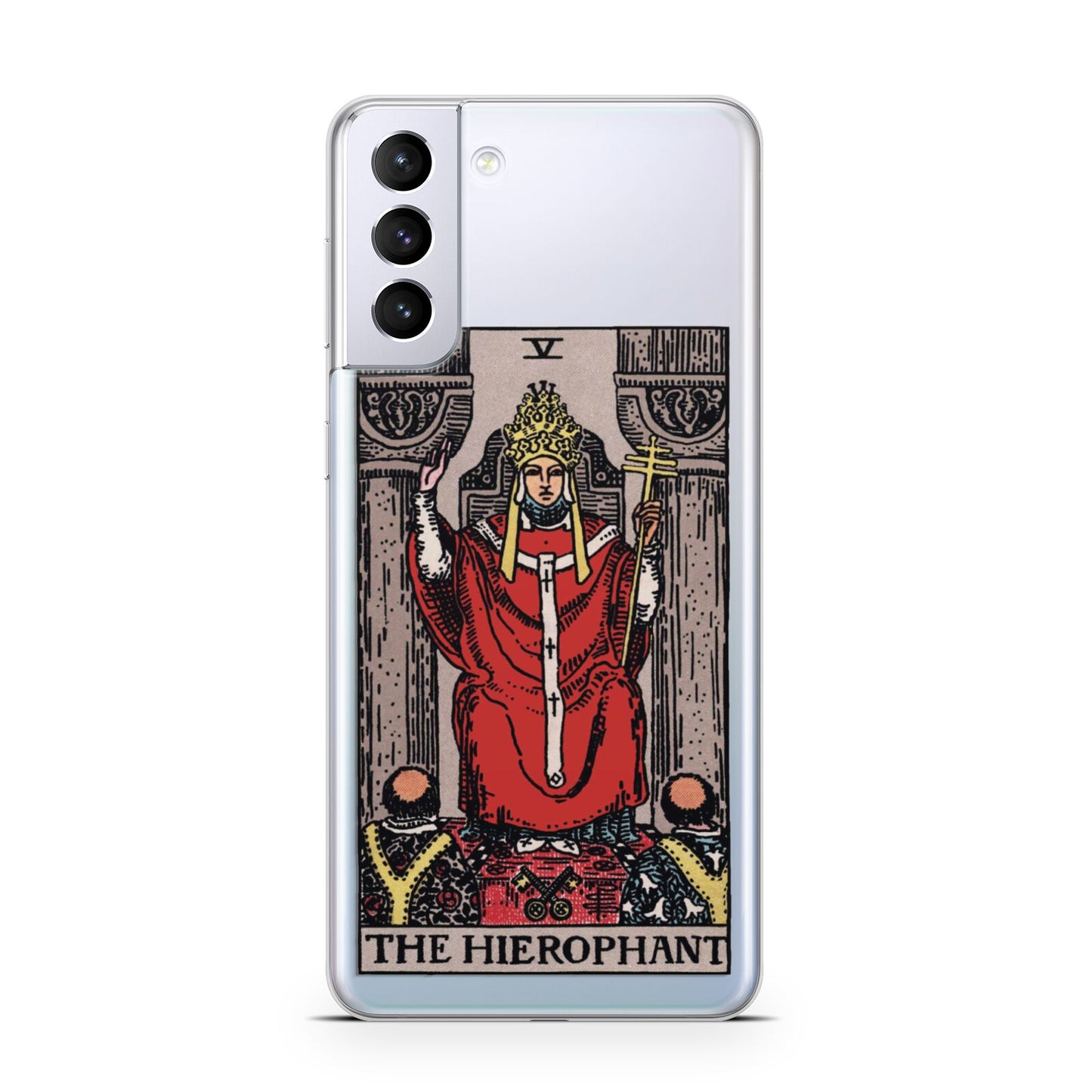 The Hierophant Tarot Card Samsung S21 Plus Case