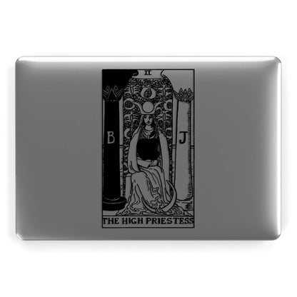 The High Priestess Monochrome Tarot Card Apple MacBook Case