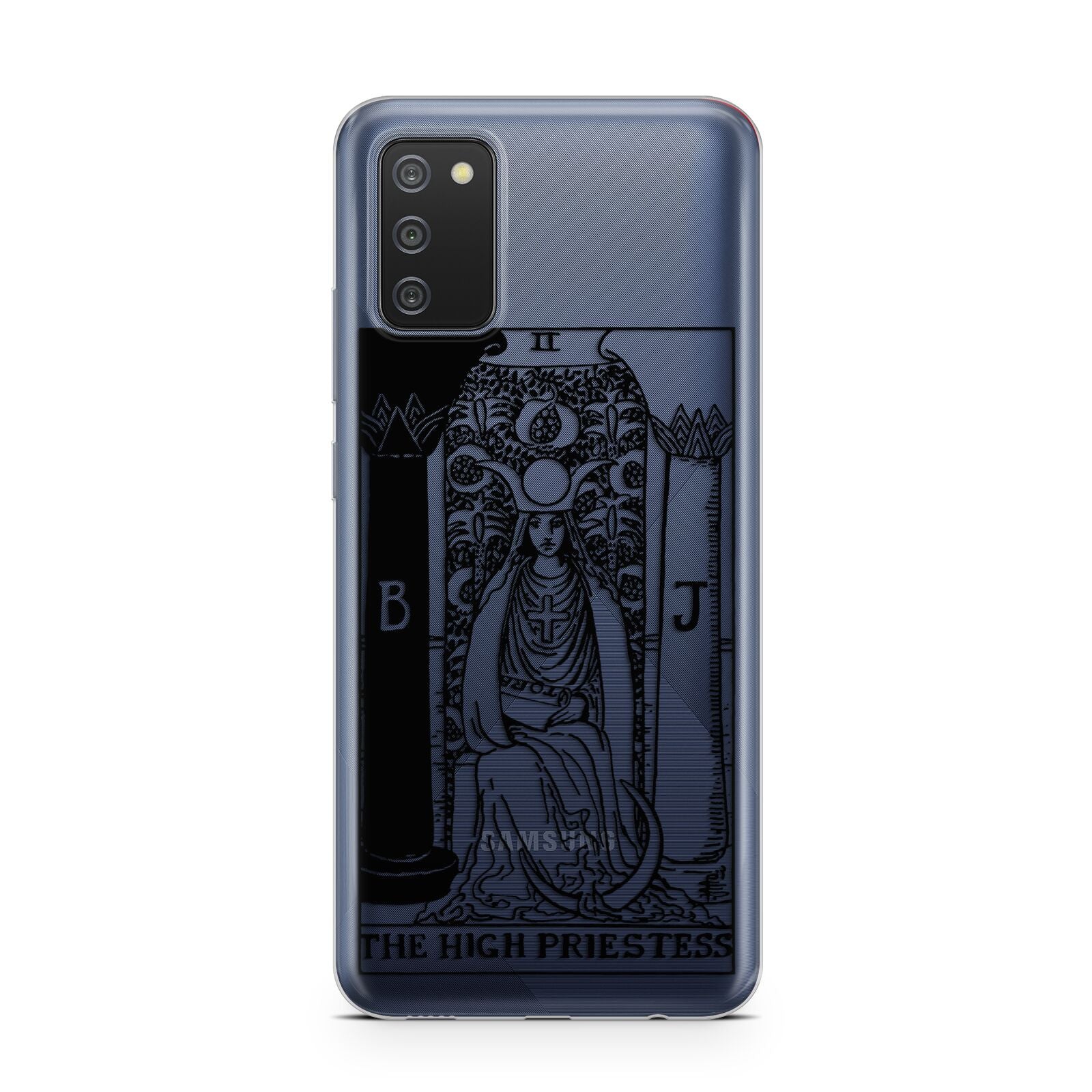 The High Priestess Monochrome Tarot Card Samsung A02s Case