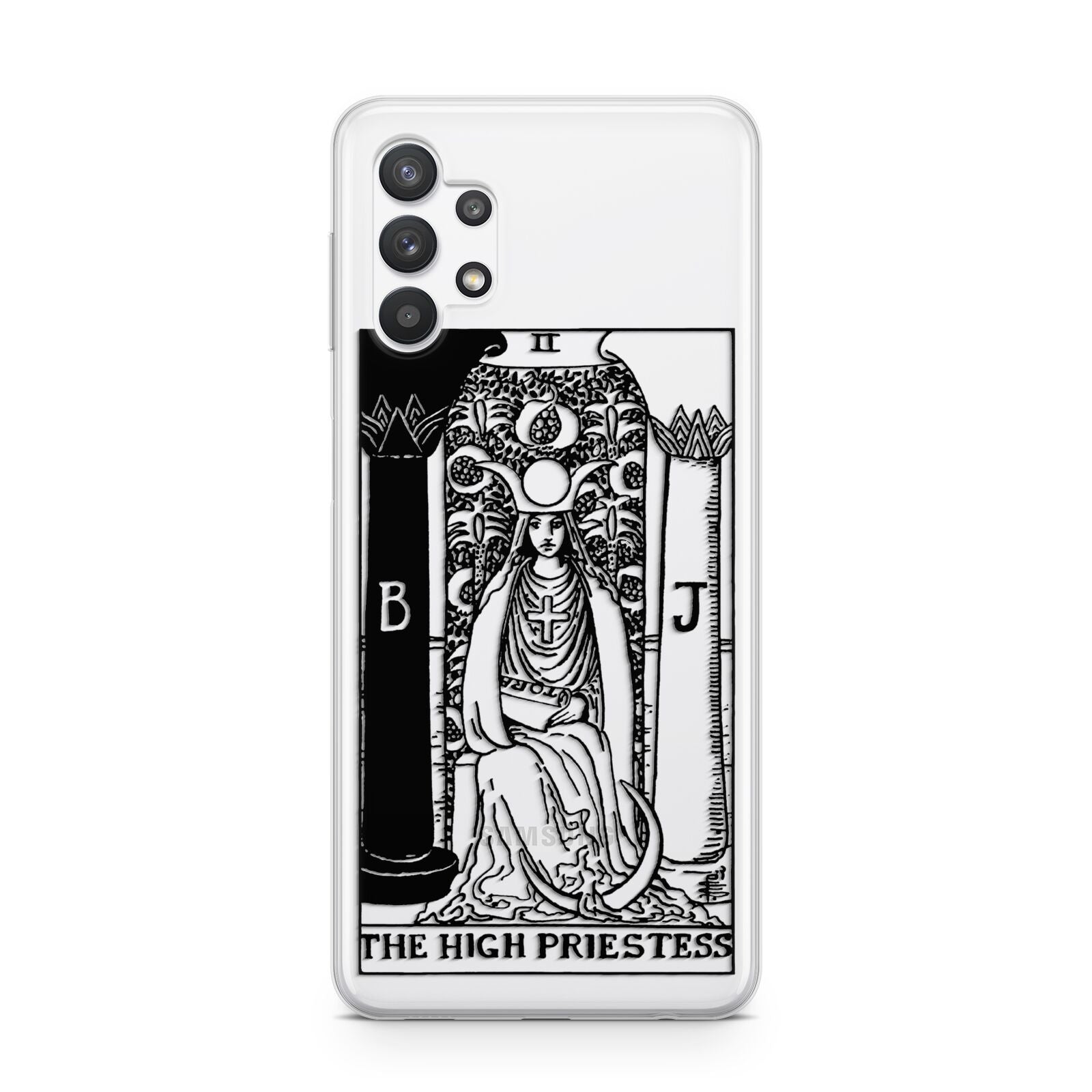 The High Priestess Monochrome Tarot Card Samsung A32 5G Case