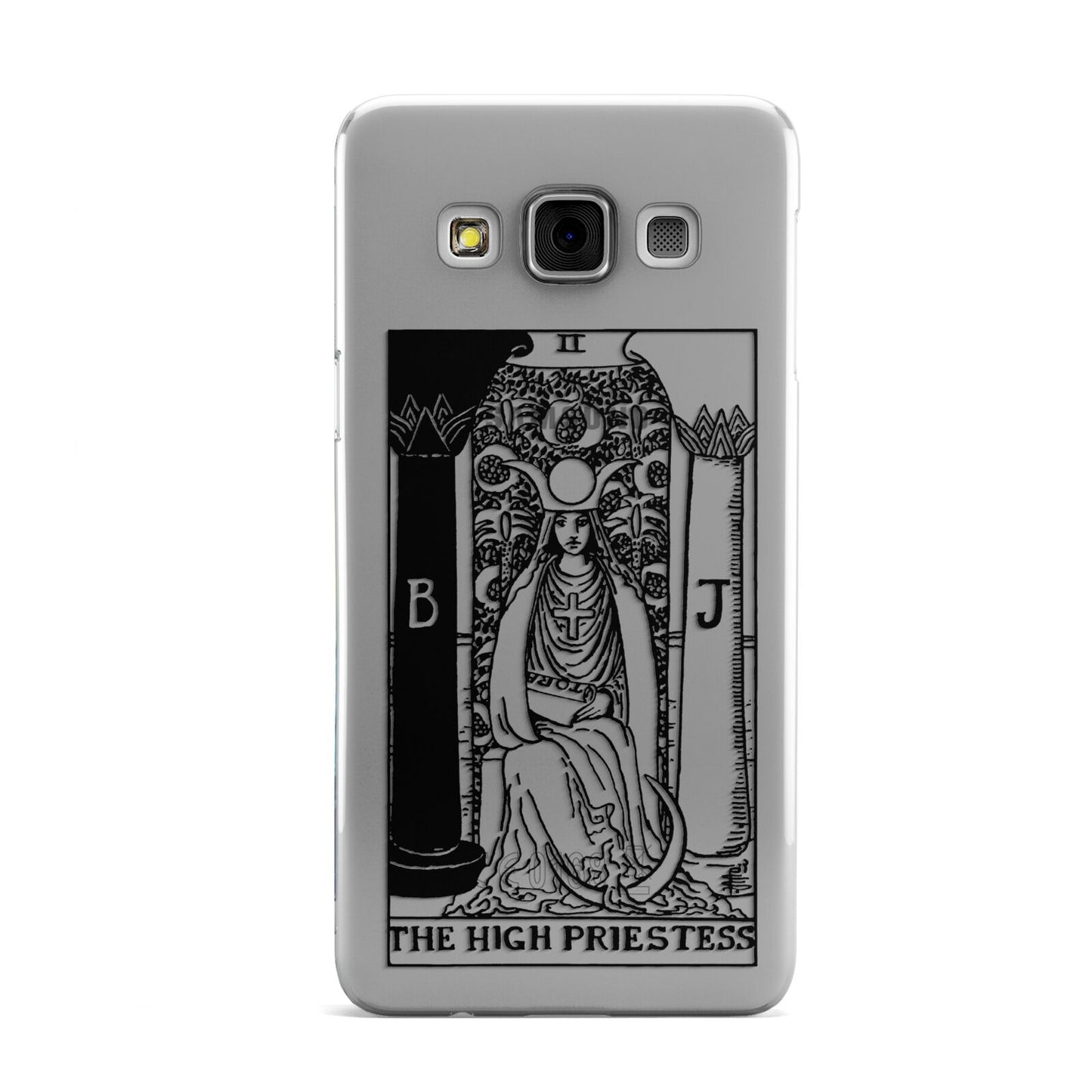 The High Priestess Monochrome Tarot Card Samsung Galaxy A3 Case