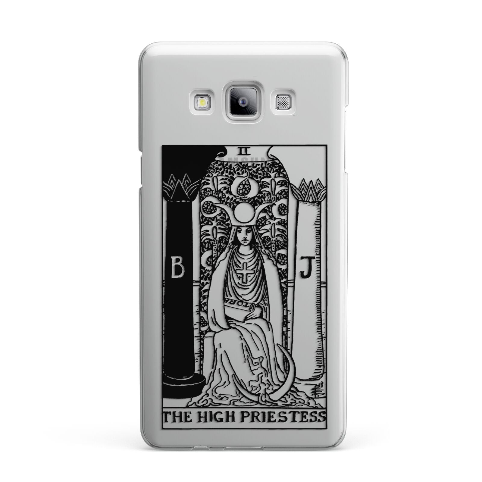 The High Priestess Monochrome Tarot Card Samsung Galaxy A7 2015 Case