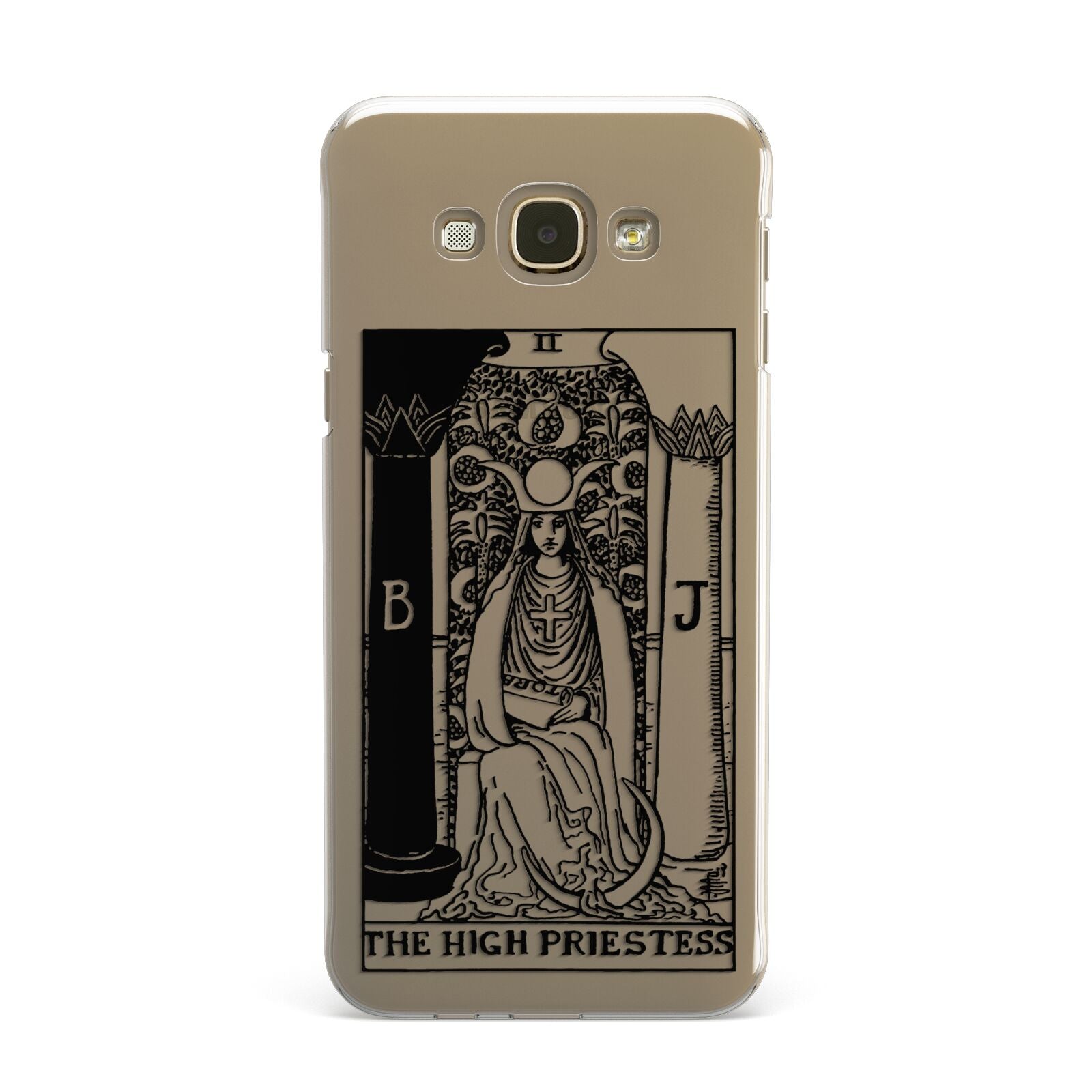 The High Priestess Monochrome Tarot Card Samsung Galaxy A8 Case