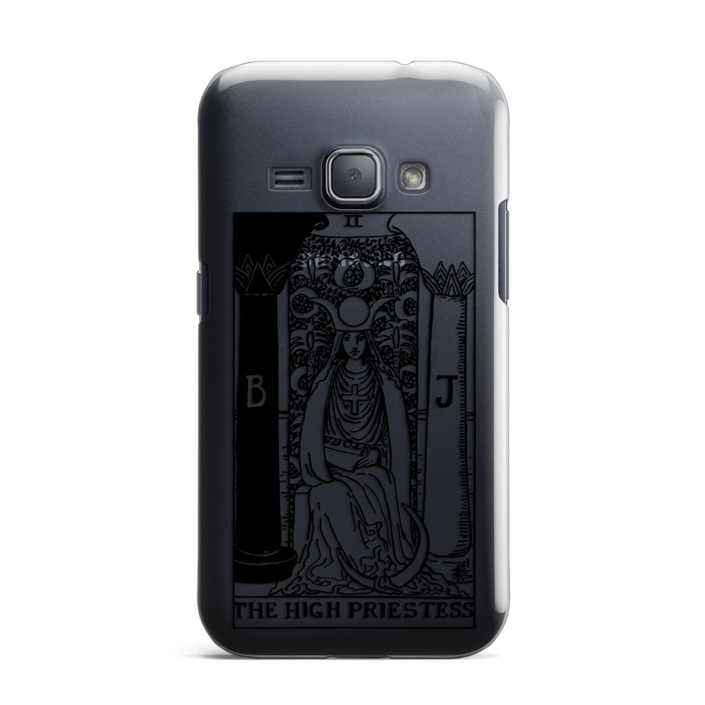 The High Priestess Monochrome Tarot Card Samsung Galaxy J1 2016 Case