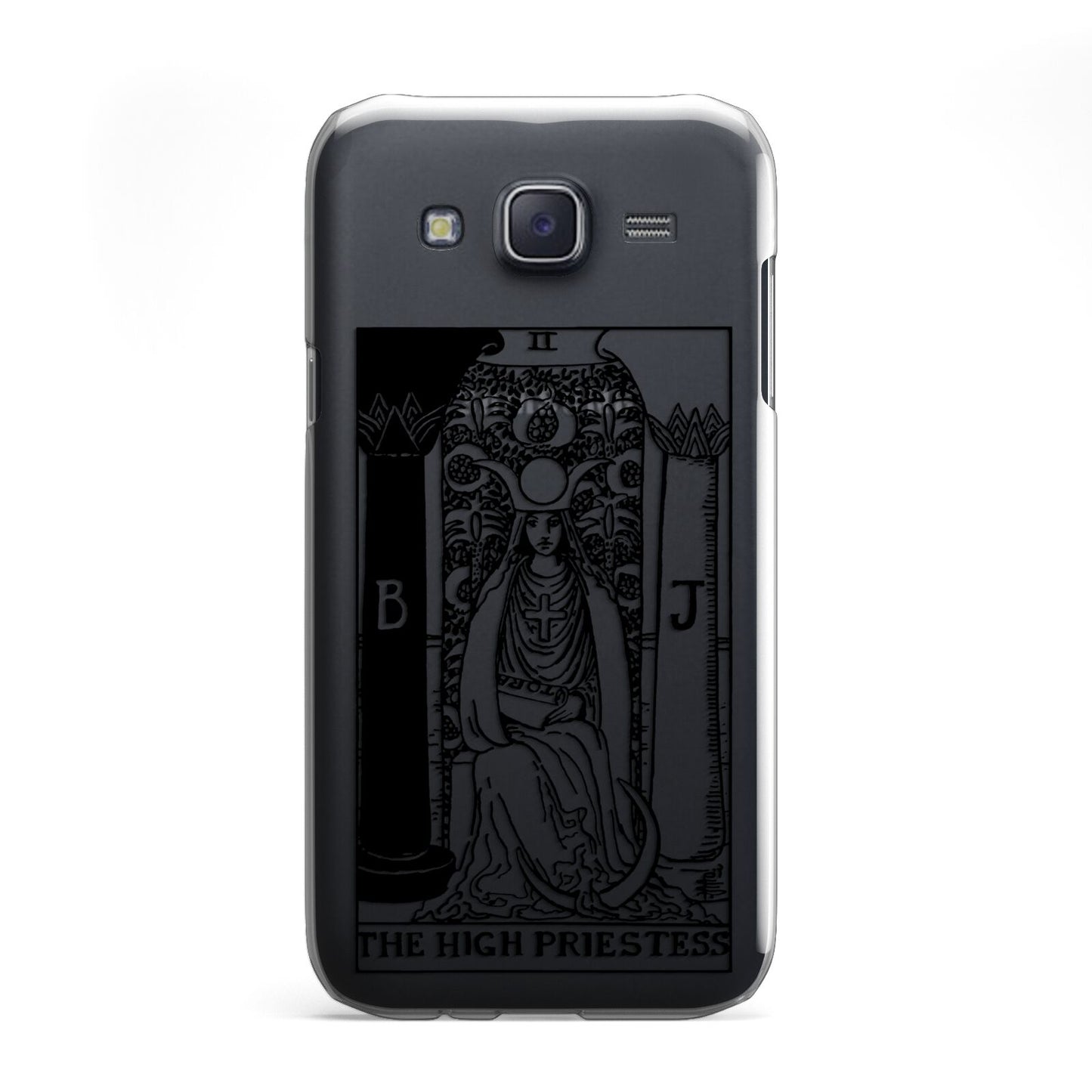 The High Priestess Monochrome Tarot Card Samsung Galaxy J5 Case