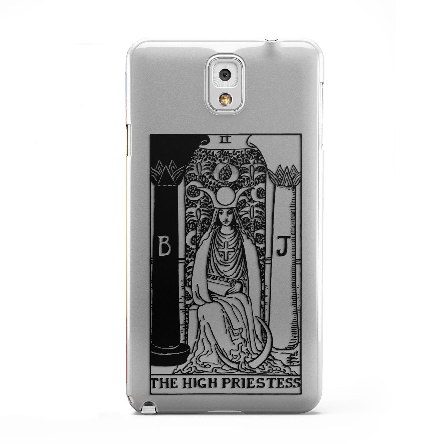 The High Priestess Monochrome Tarot Card Samsung Galaxy Note 3 Case