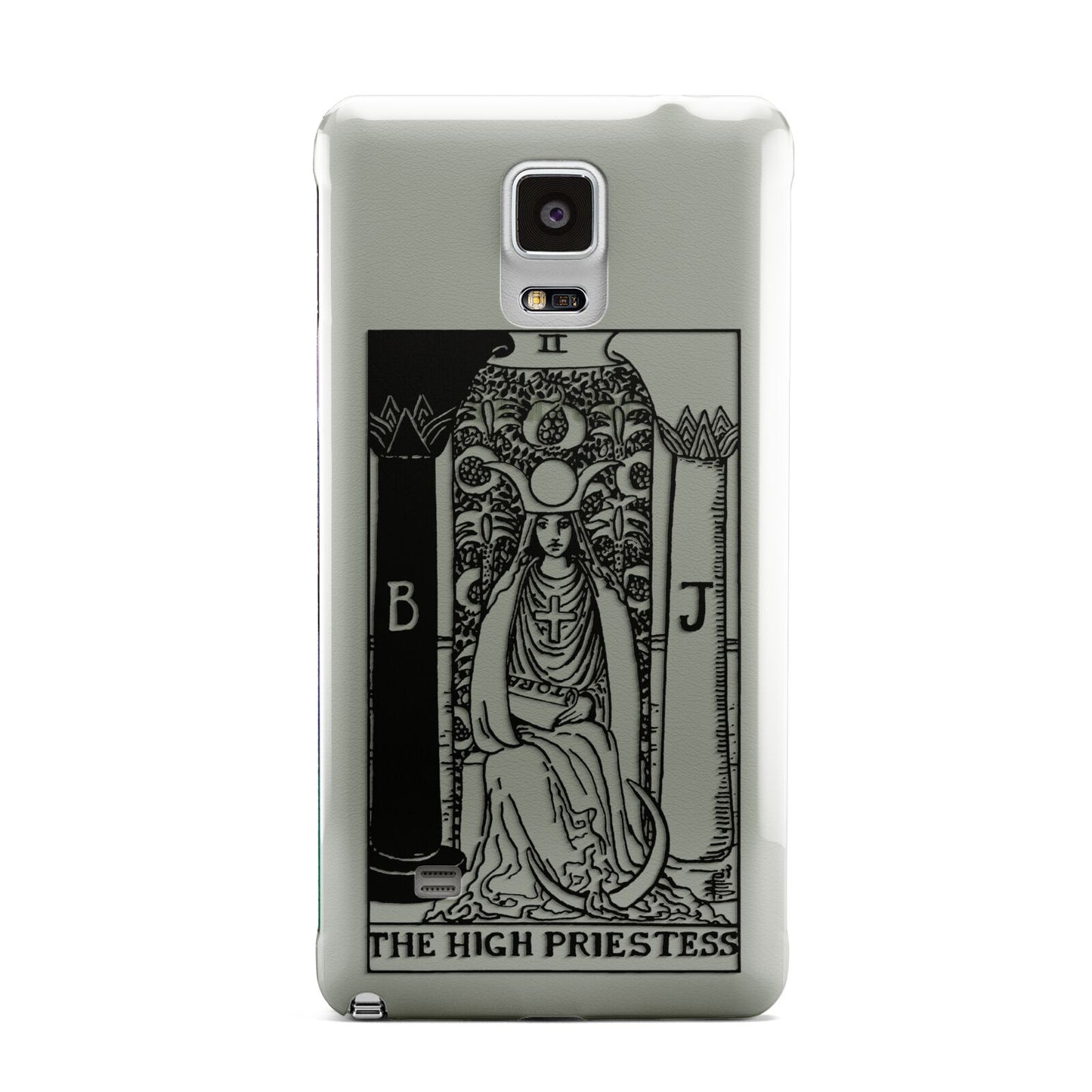 The High Priestess Monochrome Tarot Card Samsung Galaxy Note 4 Case