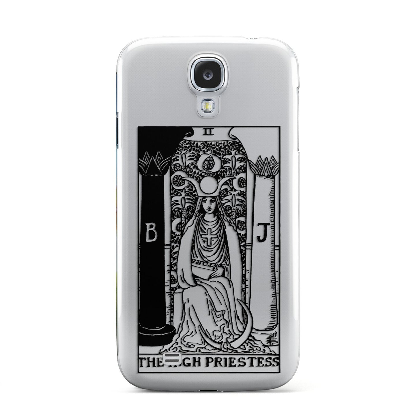 The High Priestess Monochrome Tarot Card Samsung Galaxy S4 Case