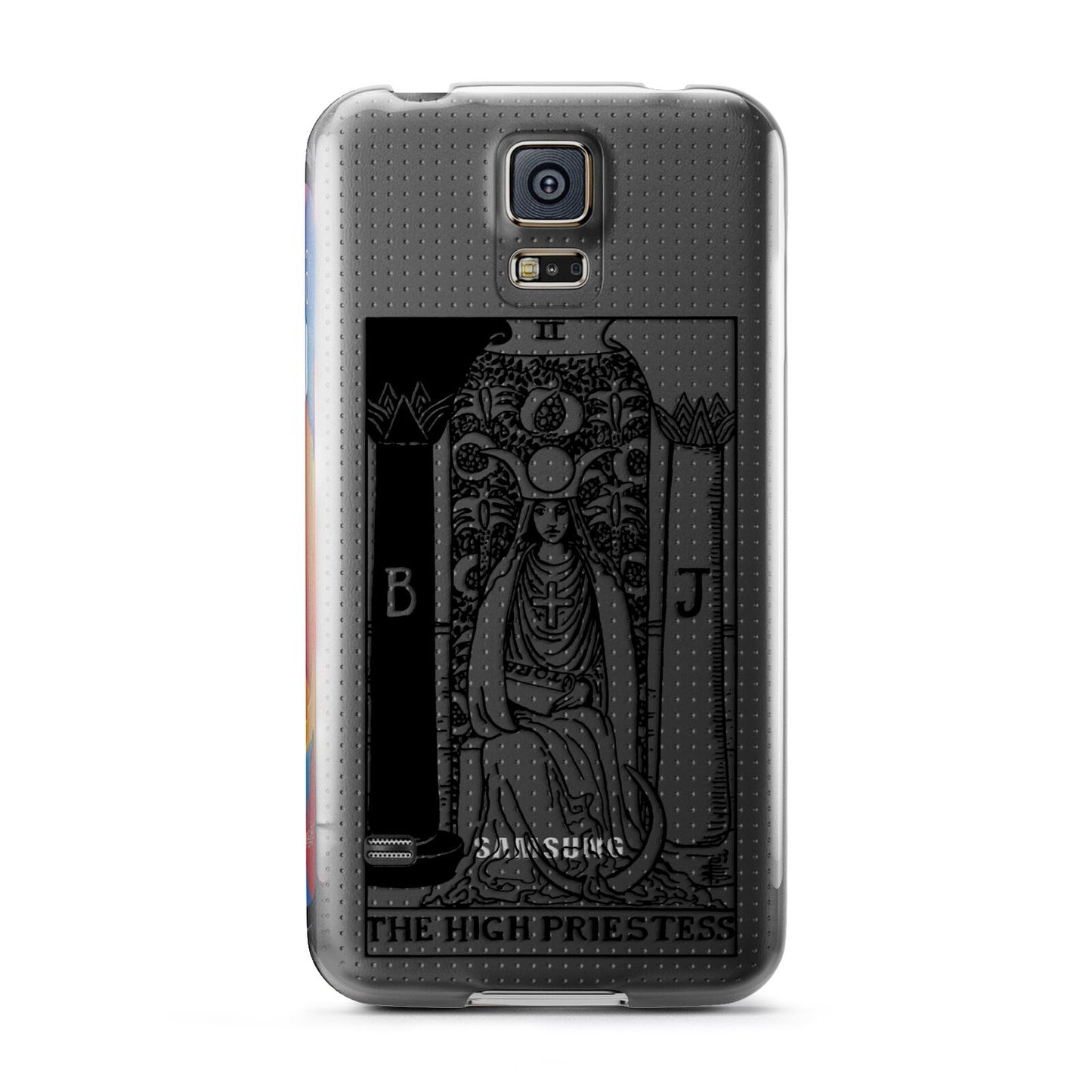 The High Priestess Monochrome Tarot Card Samsung Galaxy S5 Case