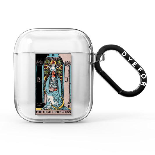 The High Priestess Tarot Card AirPods Clear Case