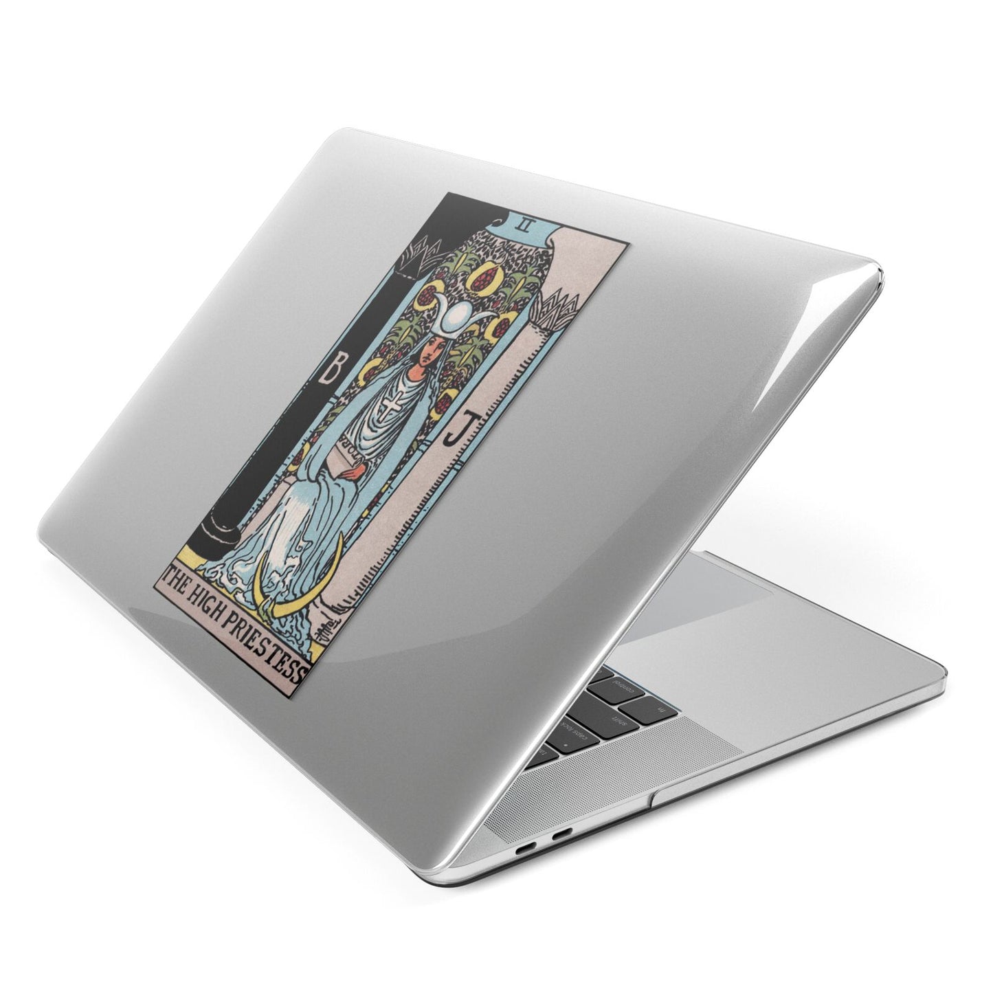 The High Priestess Tarot Card Apple MacBook Case Side View