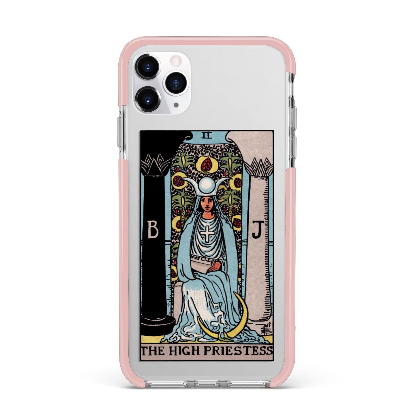 The High Priestess Tarot Card iPhone 11 Pro Max Impact Pink Edge Case