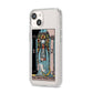 The High Priestess Tarot Card iPhone 14 Clear Tough Case Starlight Angled Image