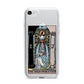 The High Priestess Tarot Card iPhone 7 Bumper Case on Silver iPhone