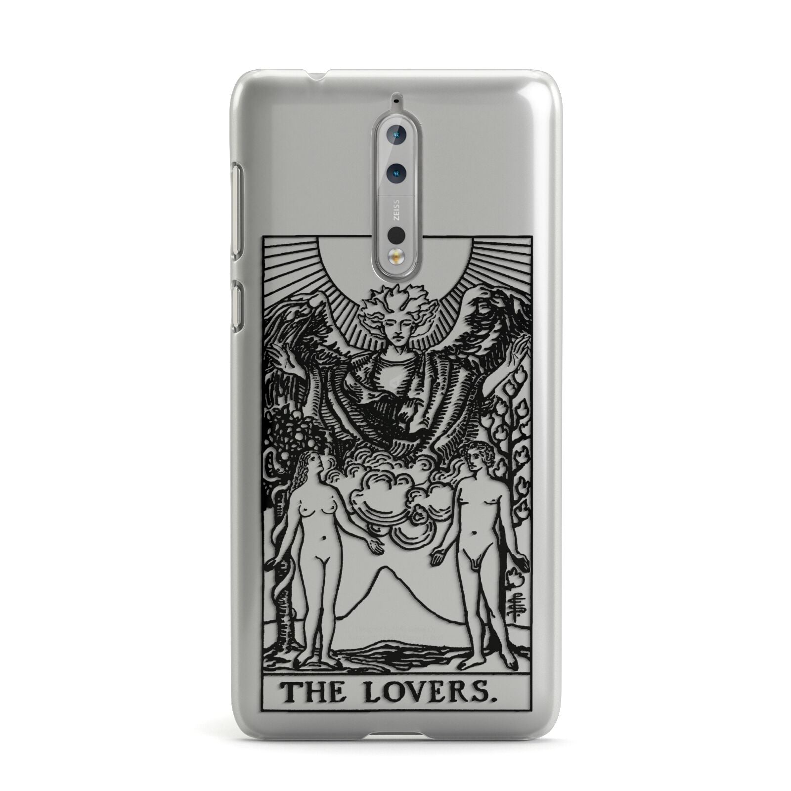 The Lovers Monochrome Tarot Card Nokia Case