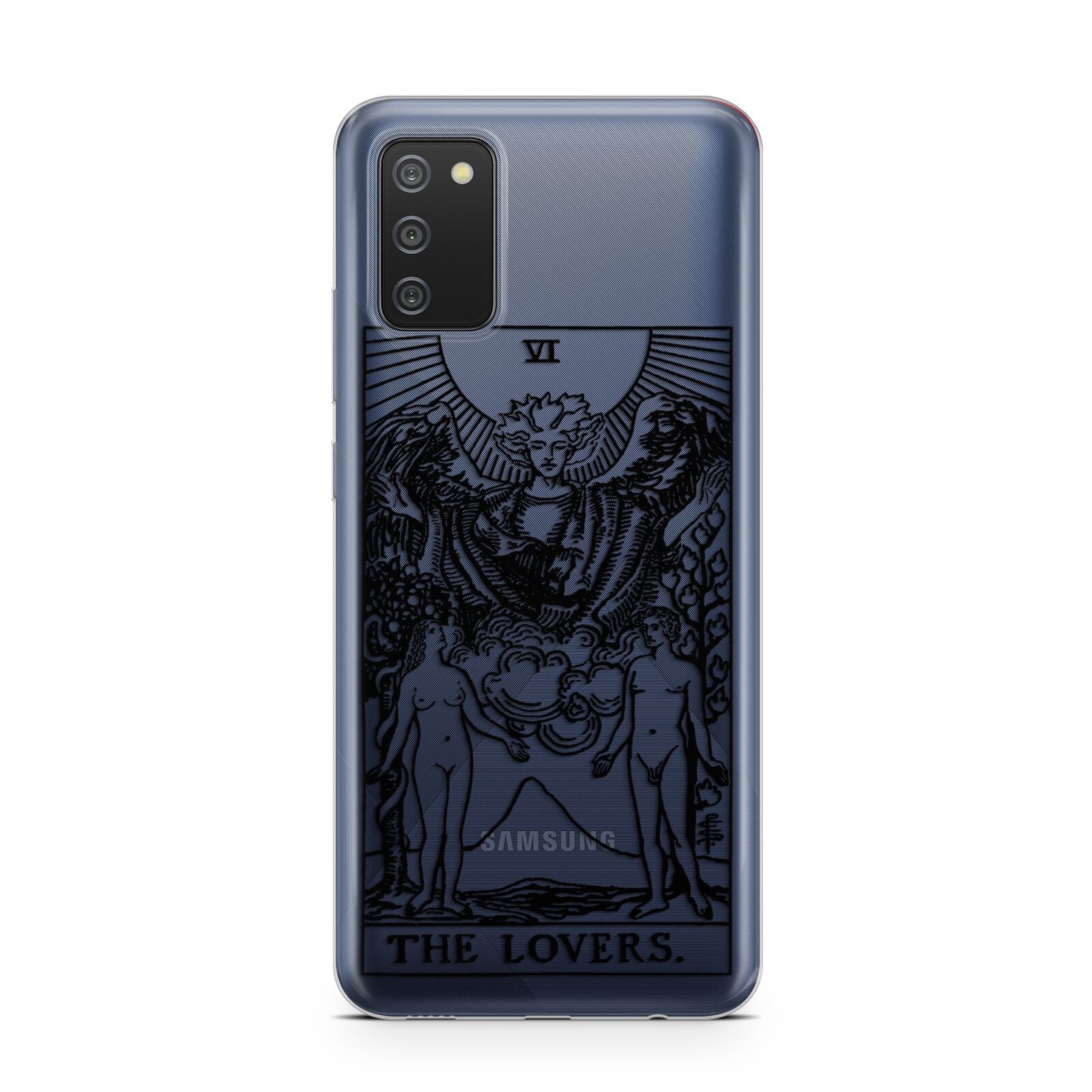 The Lovers Monochrome Tarot Card Samsung A02s Case