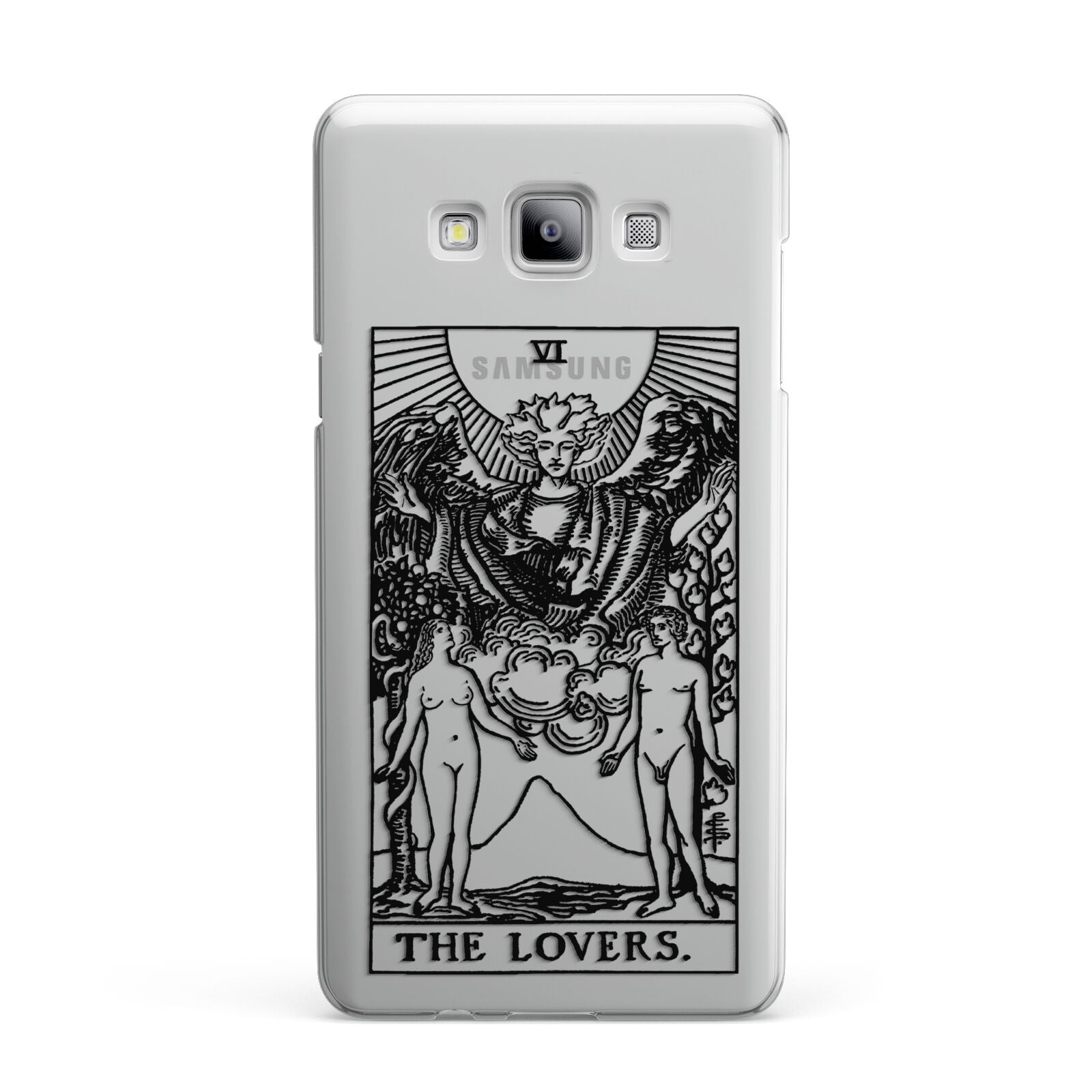 The Lovers Monochrome Tarot Card Samsung Galaxy A7 2015 Case