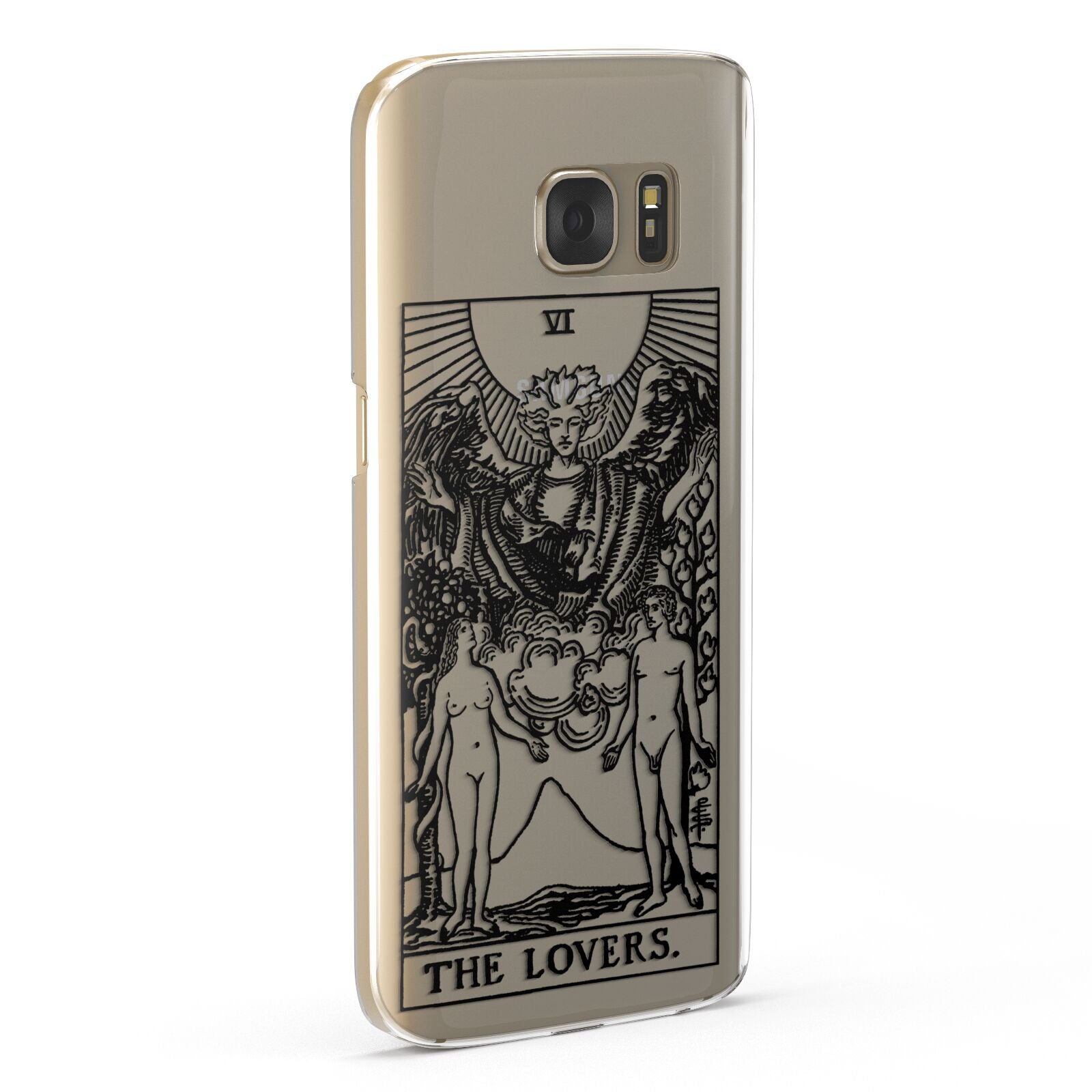 The Lovers Monochrome Tarot Card Samsung Galaxy Case Fourty Five Degrees