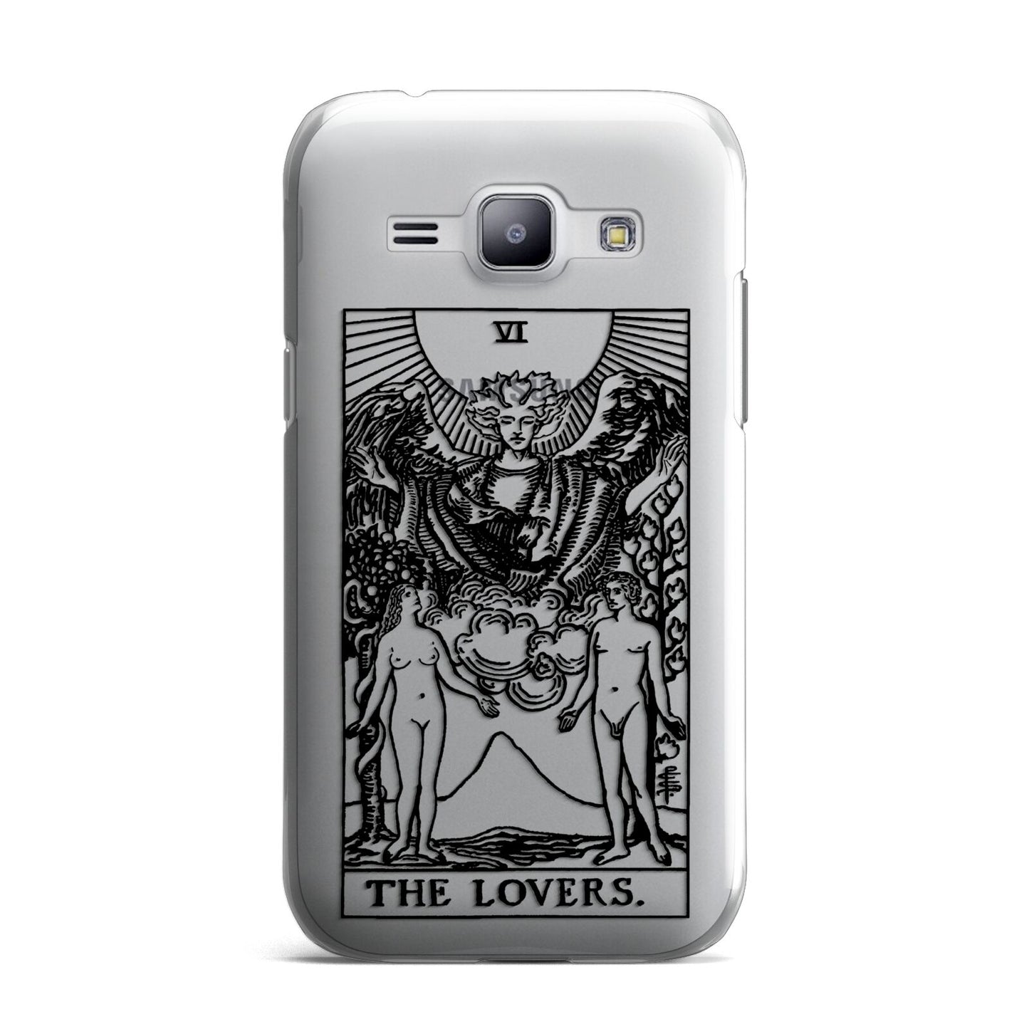 The Lovers Monochrome Tarot Card Samsung Galaxy J1 2015 Case