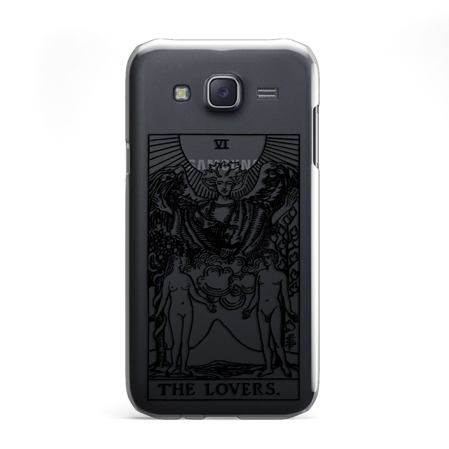 The Lovers Monochrome Tarot Card Samsung Galaxy J5 Case