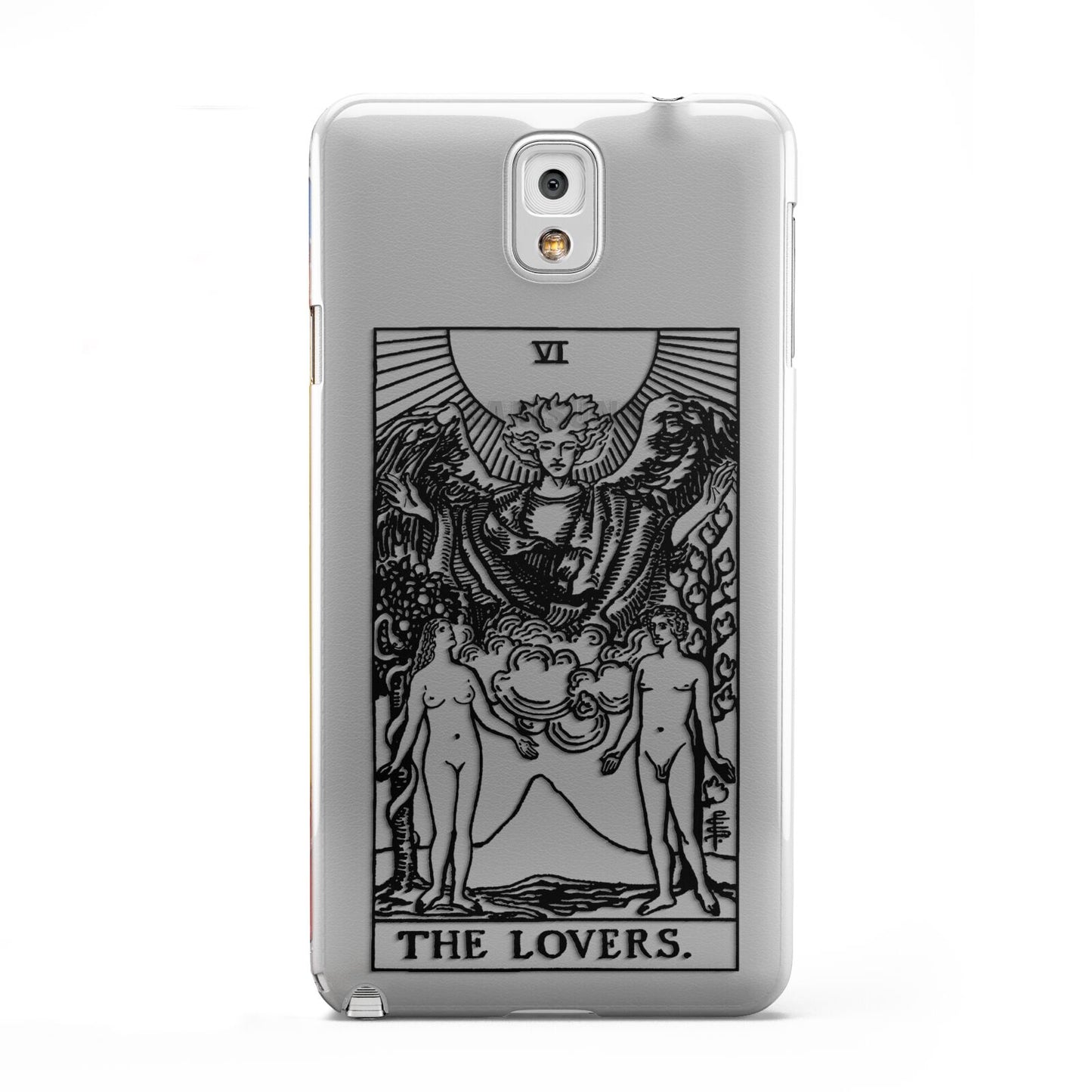 The Lovers Monochrome Tarot Card Samsung Galaxy Note 3 Case