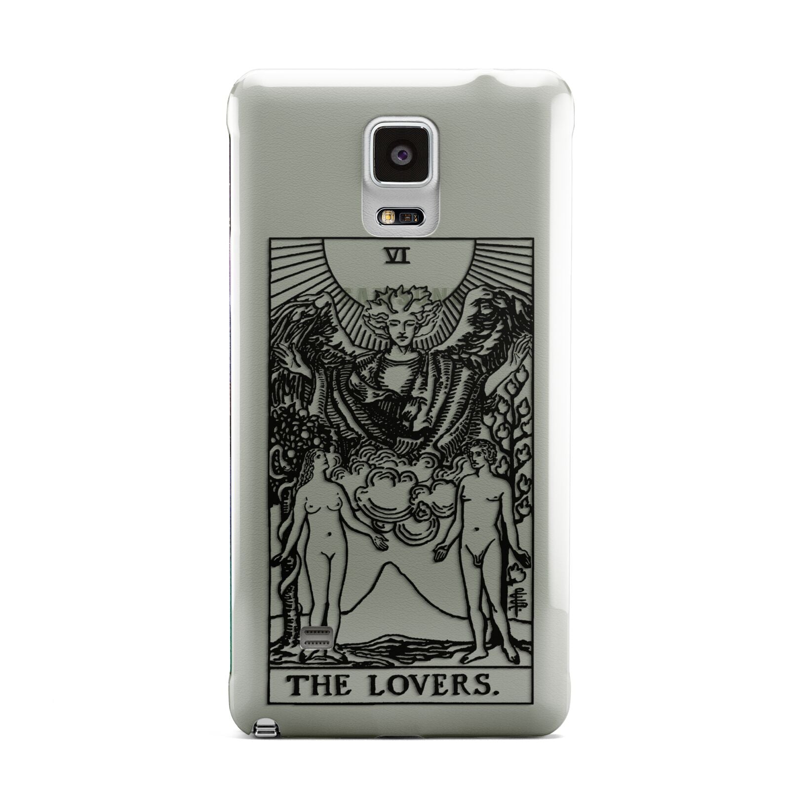 The Lovers Monochrome Tarot Card Samsung Galaxy Note 4 Case