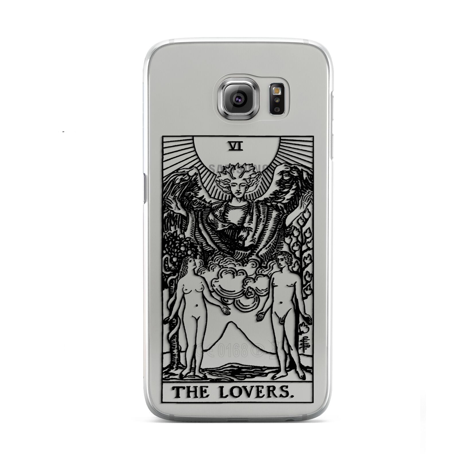 The Lovers Monochrome Tarot Card Samsung Galaxy S6 Case