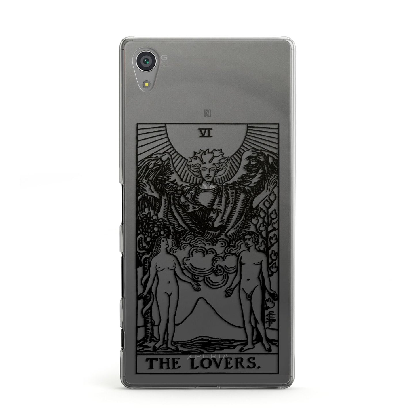 The Lovers Monochrome Tarot Card Sony Xperia Case