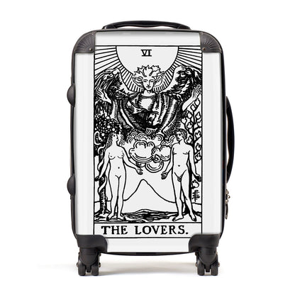 The Lovers Monochrome Tarot Card Suitcase