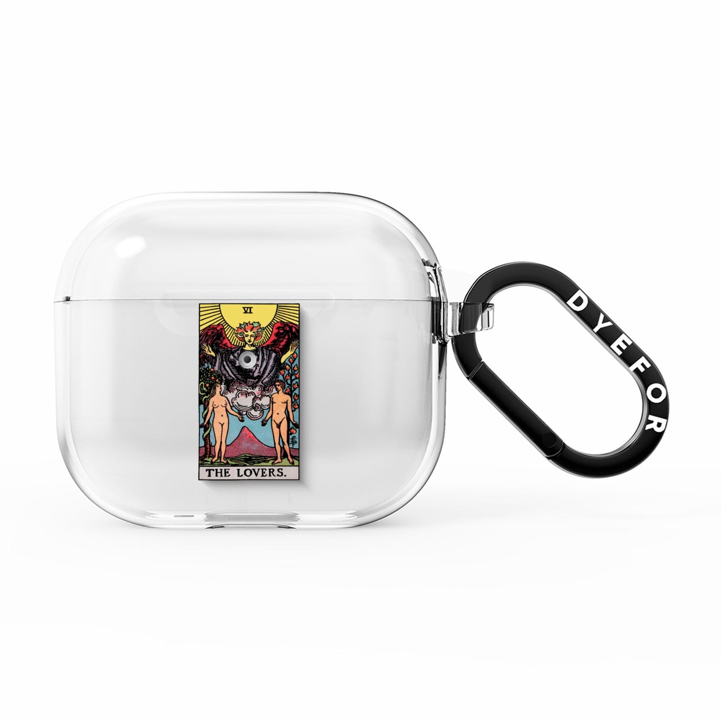 The Lovers Tarot Card AirPods Clear Case 3rd Gen