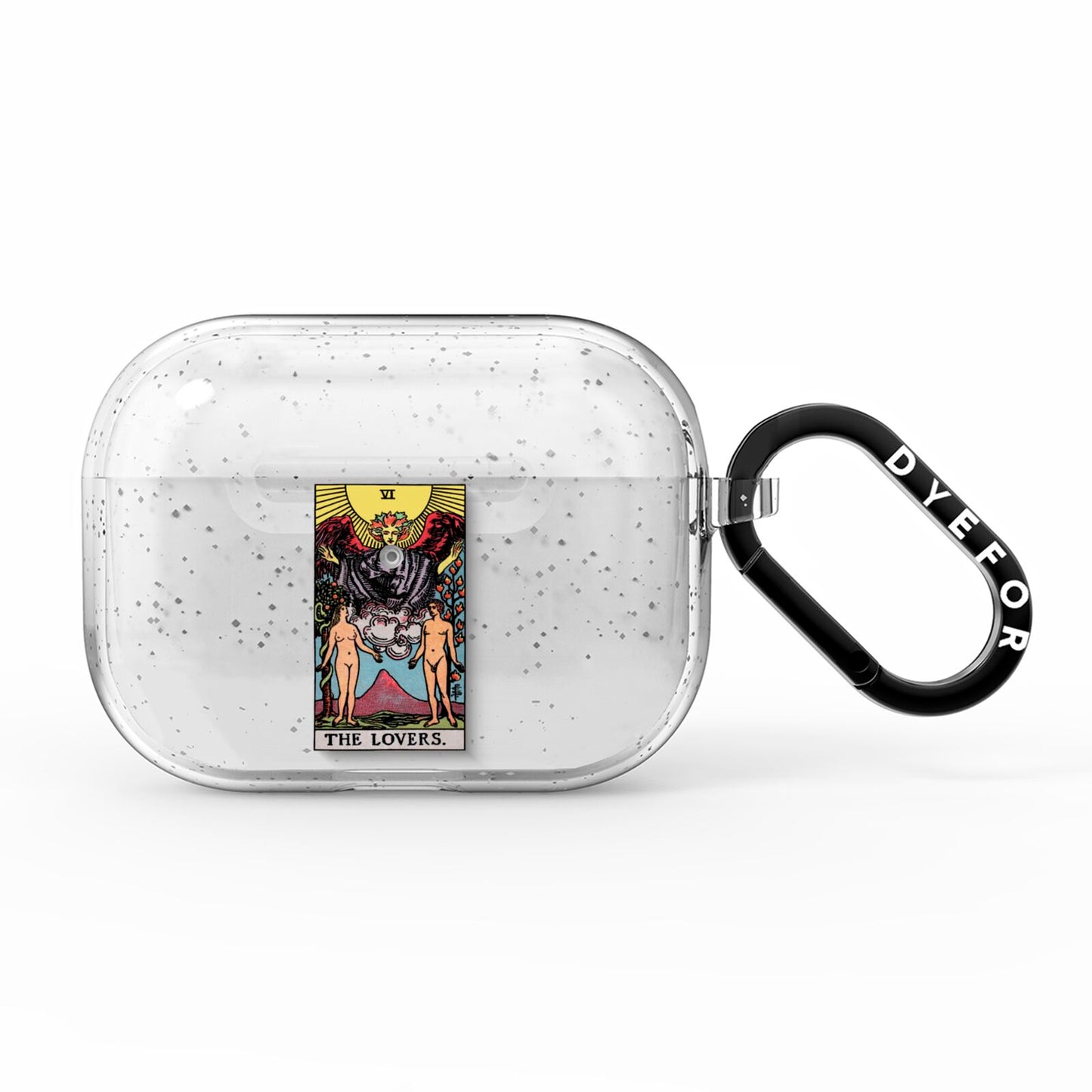 The Lovers Tarot Card AirPods Pro Glitter Case