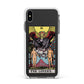 The Lovers Tarot Card Apple iPhone Xs Max Impact Case White Edge on Black Phone