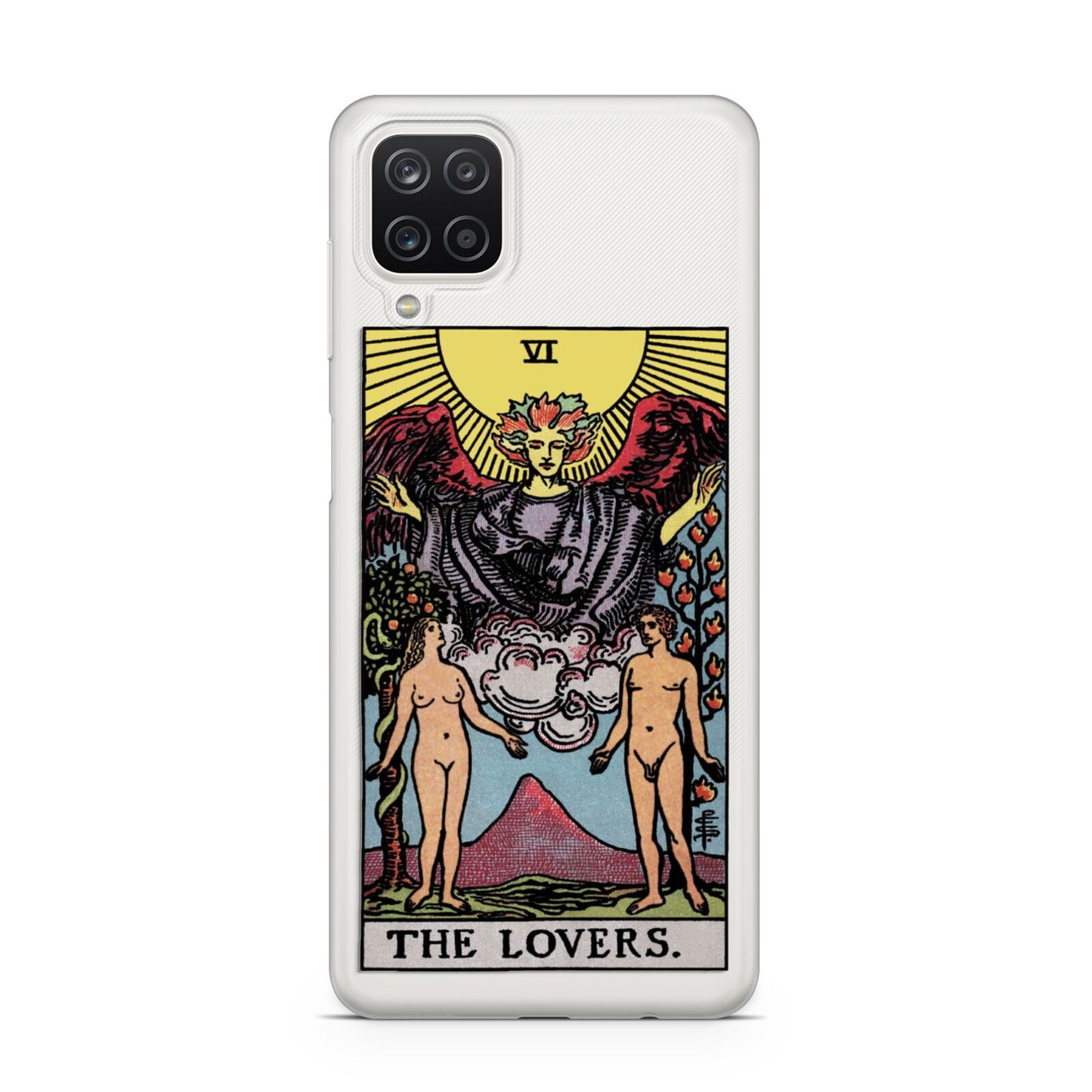 The Lovers Tarot Card Samsung A12 Case