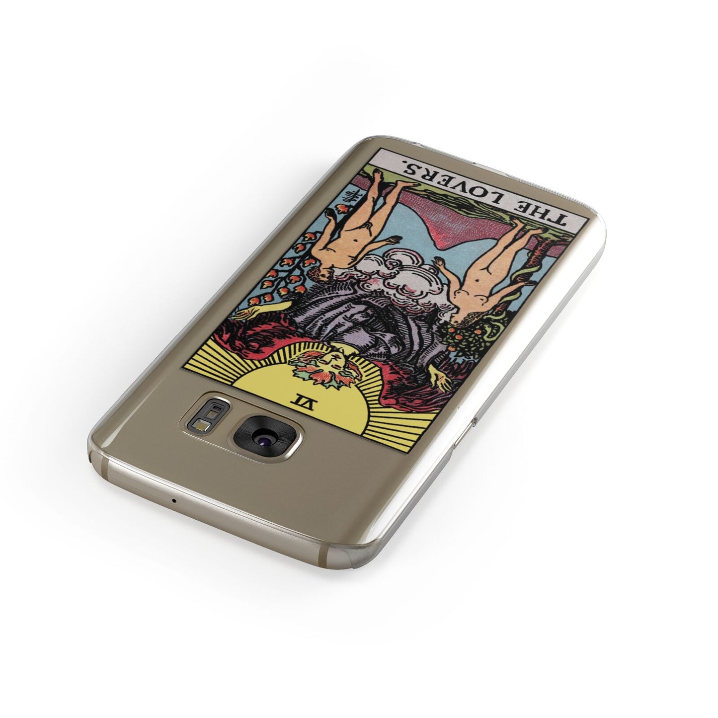 The Lovers Tarot Card Samsung Galaxy Case Front Close Up